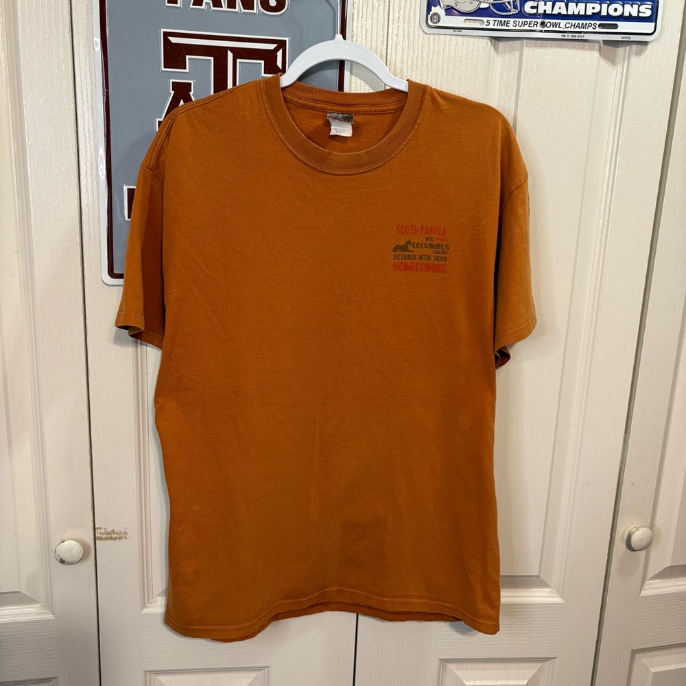 South Panola Tigers Men's Orange T-Shirt